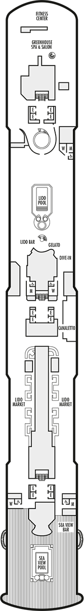 Koningsdam Deck plan & cabin plan