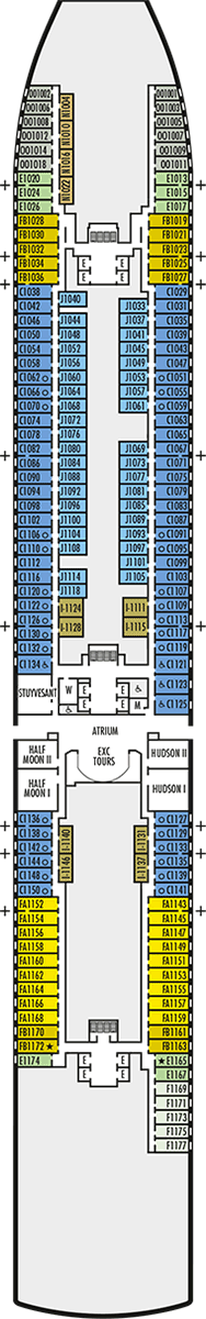 holland america cruises koningsdam deck plan