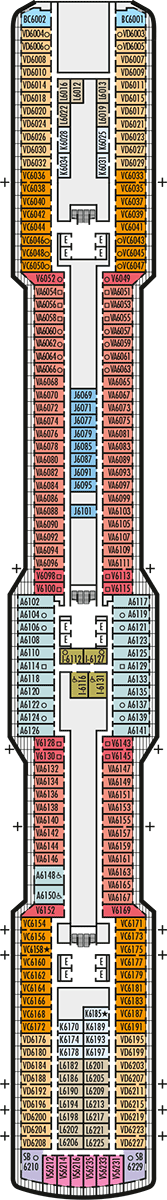 Koningsdam Deck plan &amp; cabin plan