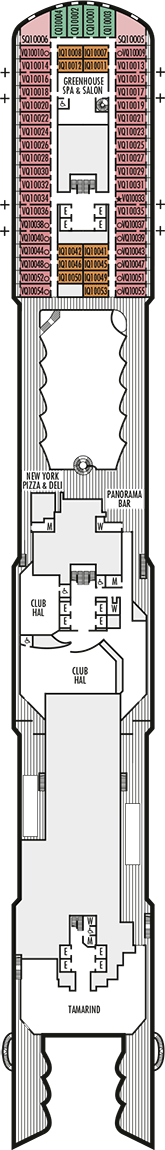 Koningsdam Deck plan & cabin plan