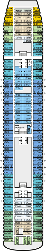 Deck plan M/S Rotterdam from 06/11/2017