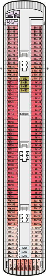 Rotterdam Deck plan & cabin plan