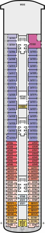 Volendam Deck plan & cabin plan