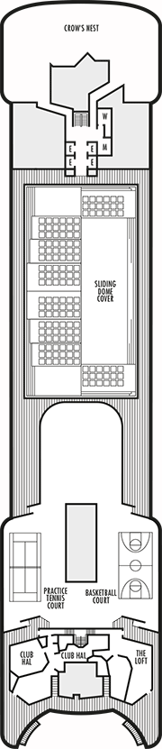 Zaandam Deck plan & cabin plan