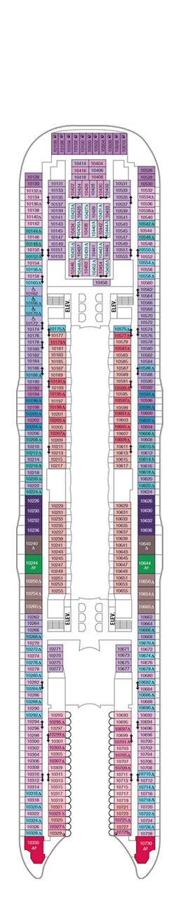 Harmony of the Seas Deck plan & cabin plan