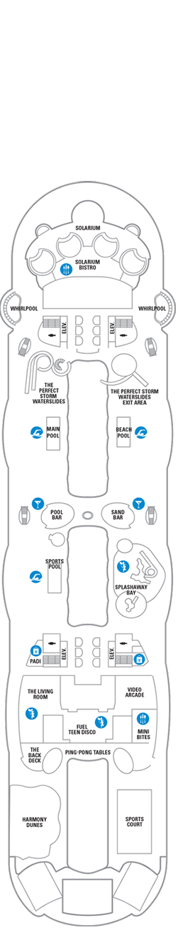 Harmony of the Seas Deck plan &amp; cabin plan