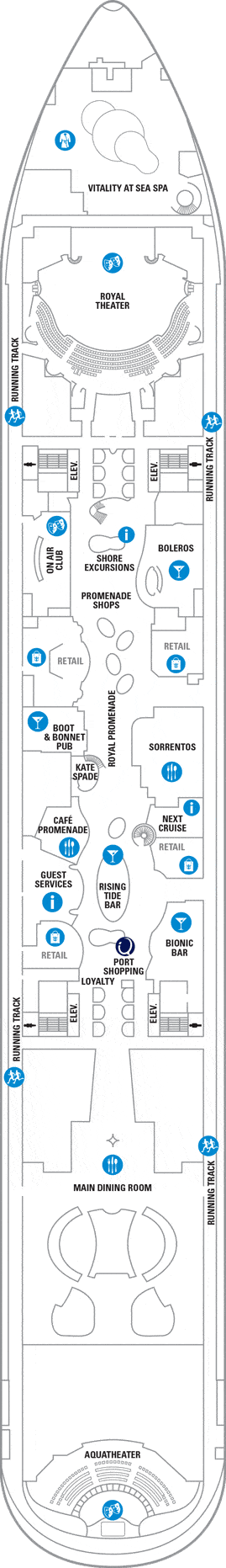 Harmony of the Seas Deck plan & cabin plan