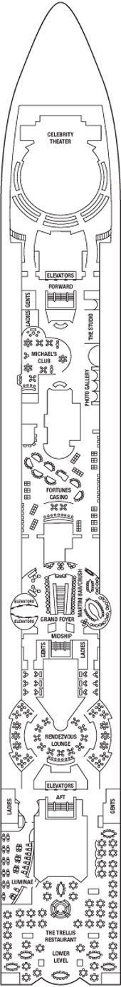 Celebrity Infinity Deck plan & cabin plan