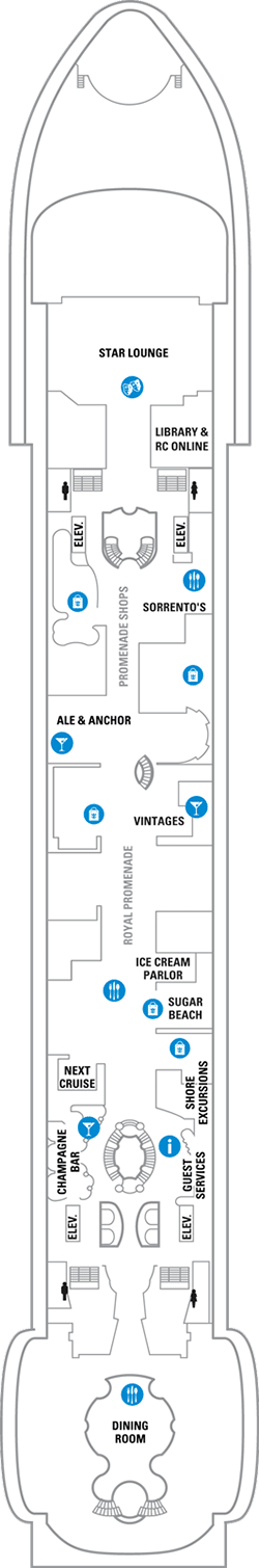 Independence of the Seas Deck plan & cabin plan