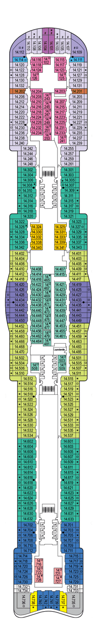 Iona Deck plan & cabin plan