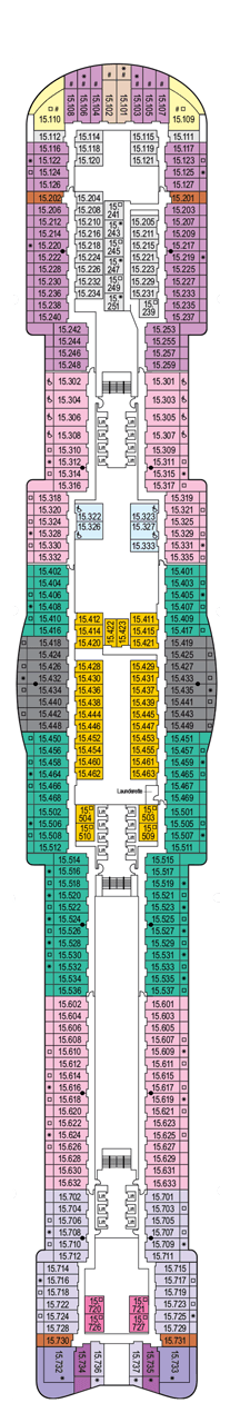 Iona Deck plan & cabin plan