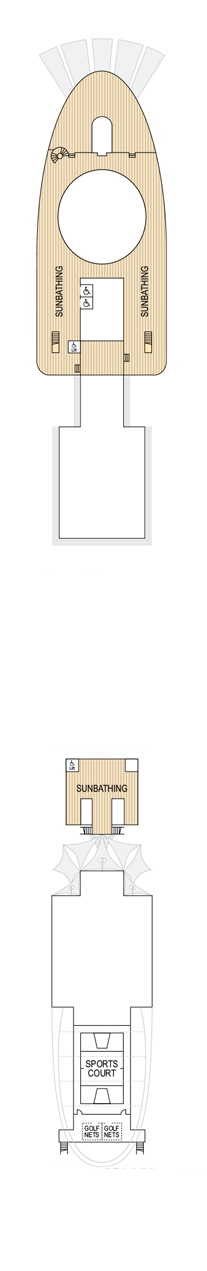 Iona Deck plan & cabin plan