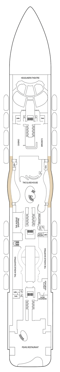 Iona Deck plan & cabin plan