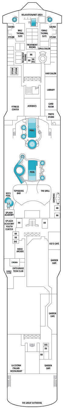 Norwegian Jade Deck plan & cabin plan