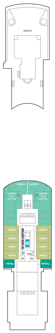 Norwegian Jade Deck plan & cabin plan