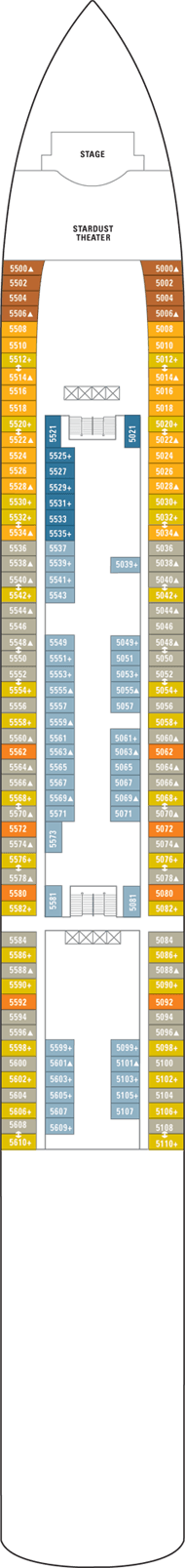 Norwegian Jewel Deck plan & cabin plan