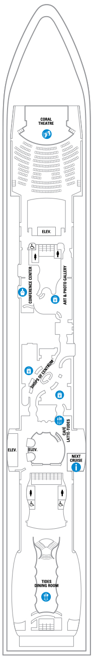 Jewel of the Seas Deck plan & cabin plan