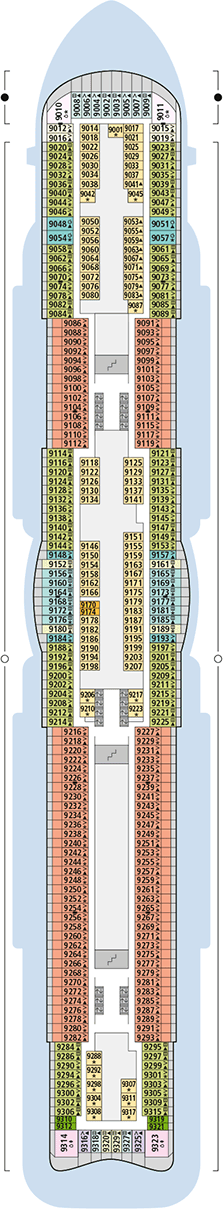 Deck plan M/S AIDAnova unlimited validity