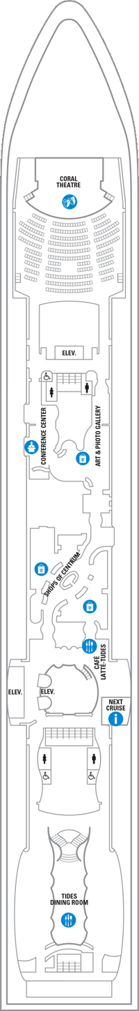 Jewel of the Seas Deck plan & cabin plan