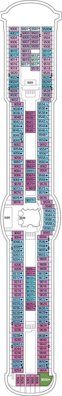 Jewel Of The Seas Deck Plan And Cabin Plan