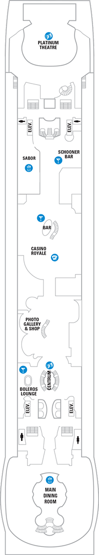 Liberty of the Seas Deck plan & cabin plan