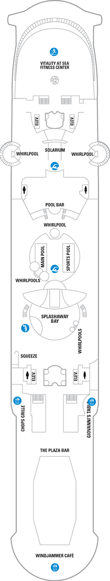 Deck plan M/S Liberty of the Seas from 05/05/2019