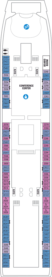 Mariner of the Seas Deck plan & cabin plan