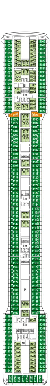 MSC Magnifica Deckplan & Kabinen-Plan