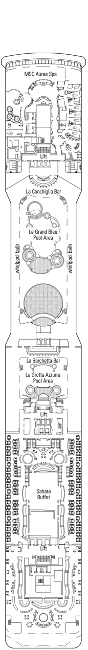 MSC Magnifica Deck Plan & Cabin Plan