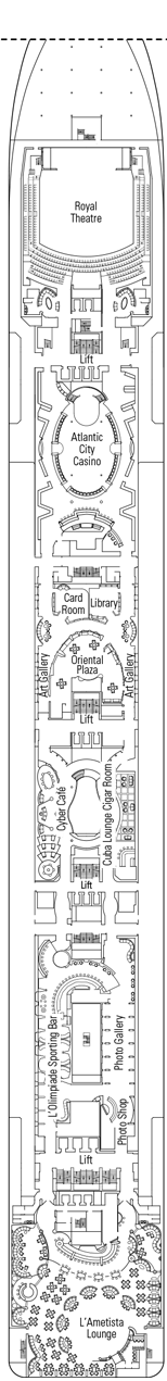 MSC Magnifica Deck plan & cabin plan