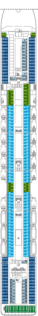 Msc Magnifica Deck Plan Cabin Plan