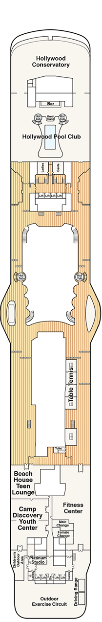 Majestic Princess Deck Plan & Cabin Plan