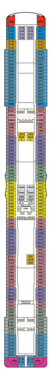 Majestic Princess Deckplan Kabinen Plan