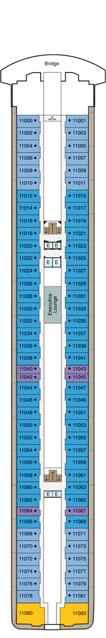 Oceania Marina Deck plan & cabin plan