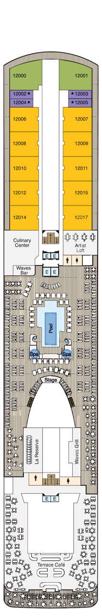 Oceania Marina Deck Plan & Cabin Plan