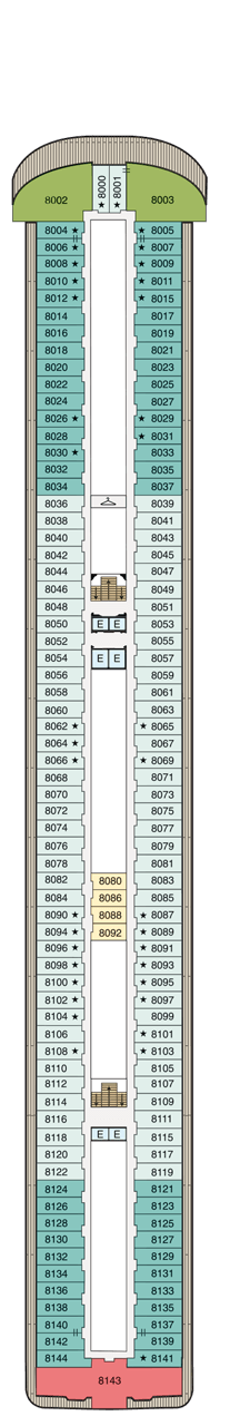 Oceania Marina Deck plan & cabin plan