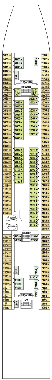 Celebrity Millennium Deck plan &amp; cabin plan