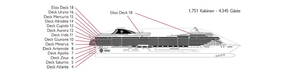 msc divina yacht club deck plan