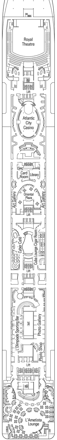 MSC Magnifica Deck plan & cabin plan