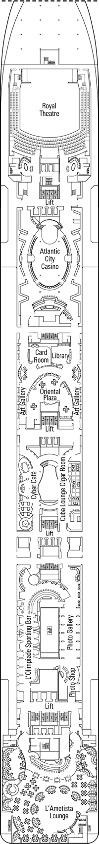 MSC Magnifica Deck plan & cabin plan