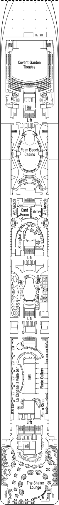 MSC Orchestra Deck plan & cabin plan