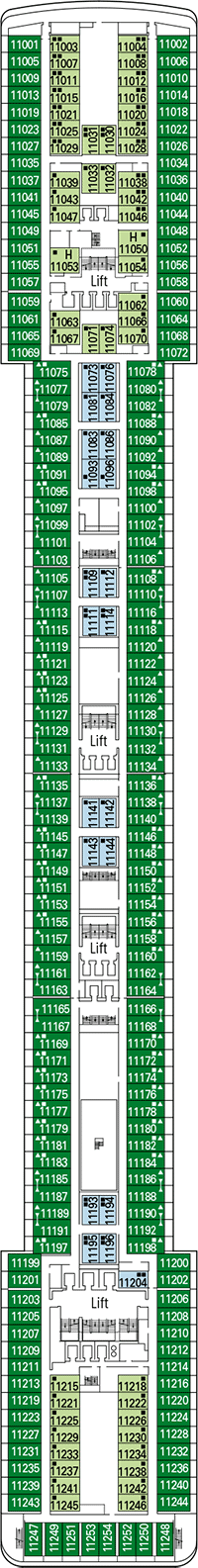 Msc Poesia Deck Plan And Cabin Plan 