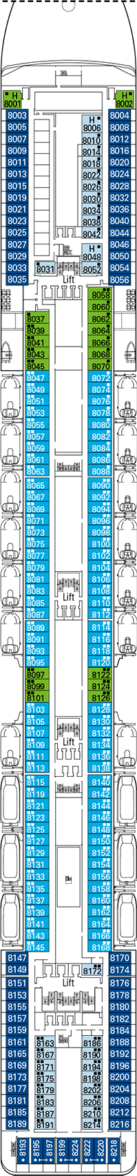 Msc Poesia Deck Plan & Cabin Plan