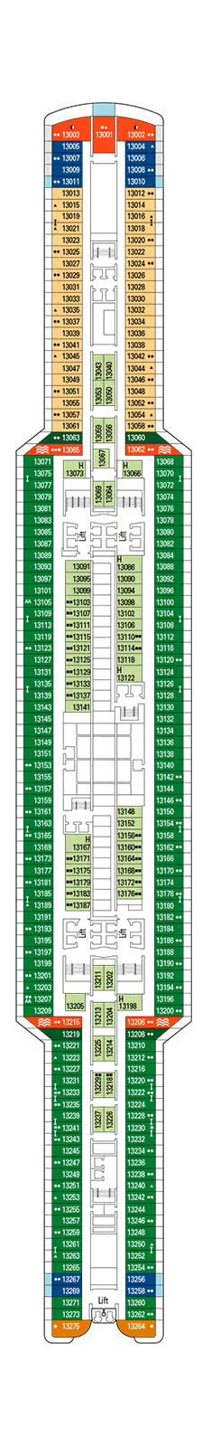 msc seashore deck plans