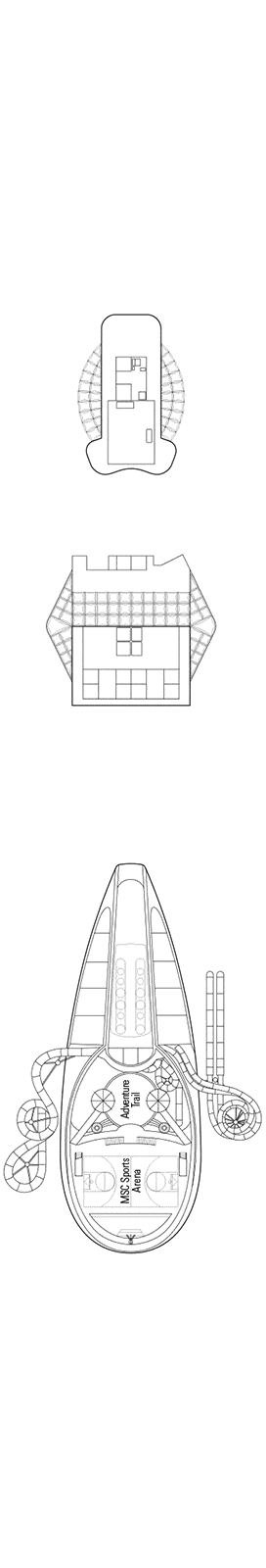 MSC Seashore Deck plan & cabin plan