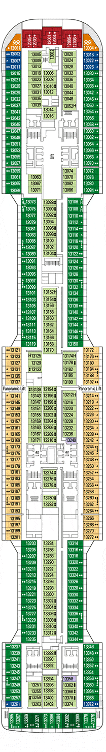 Msc Grandiosa Deck Plan And Cabin Plan