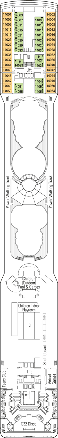 Msc Poesia Deck Map