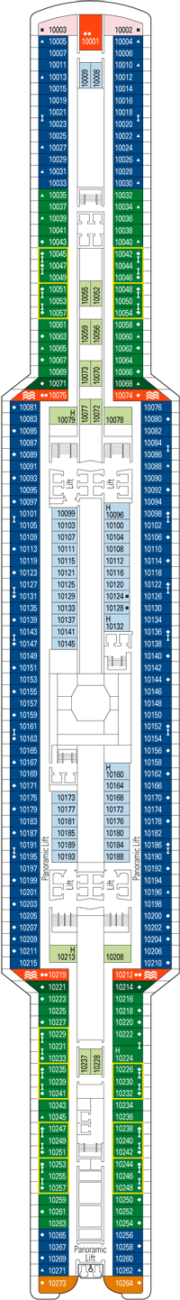 Deck Plan Msc Seaside On Full Screen 1972