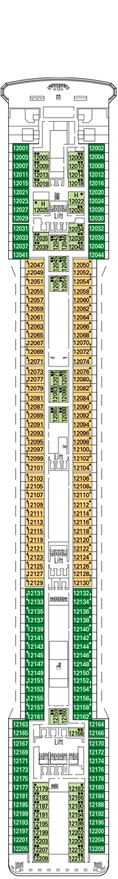 msc cruises musica deck plan