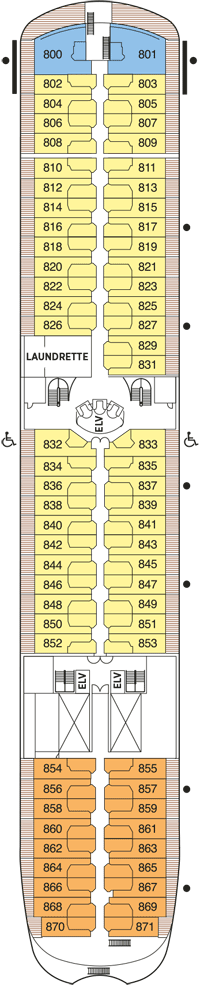 Seven Seas Navigator Deck plan & cabin plan